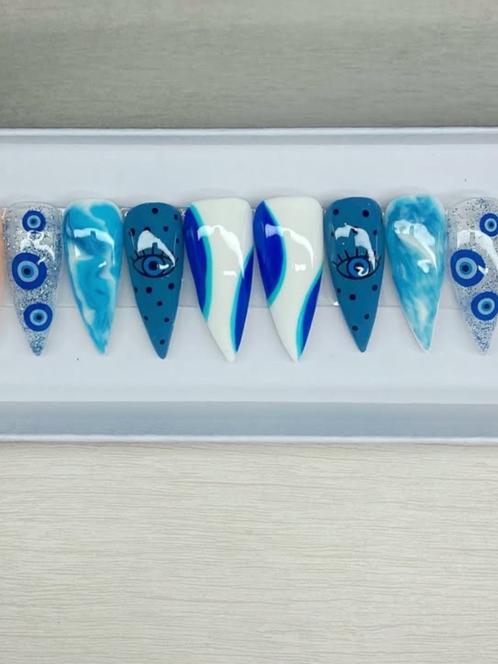 3vil eye Protection Acrylic Press On
